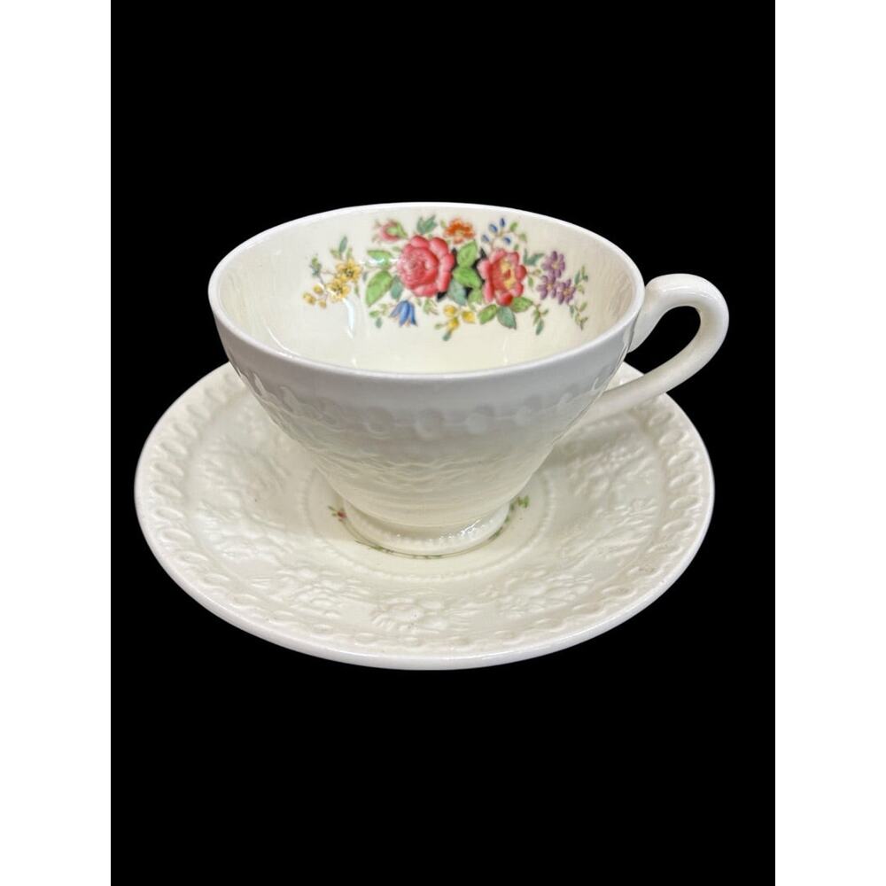 1940s Wellesley Wedgwood‎ Ullswater China Teacup and Saucer